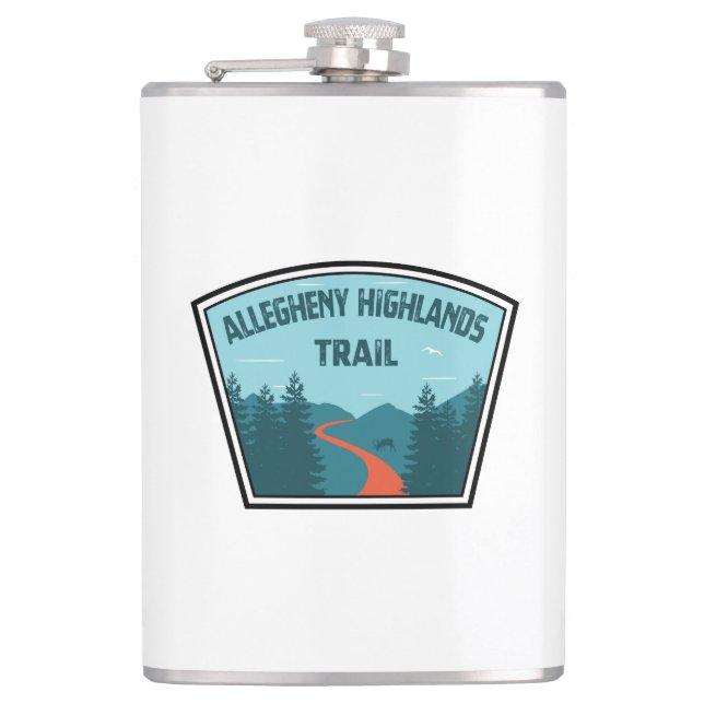 Allegheny Highlands Trail Flachmann (Vorderseite)