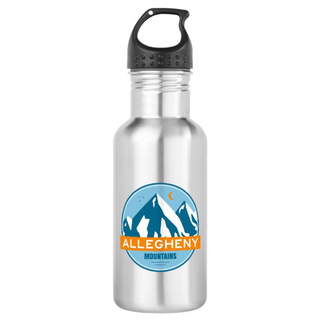Allegheny Mountains Edelstahlflasche (Vorderseite)