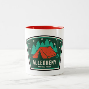 Allegheny National Forest Camping Zweifarbige Tasse