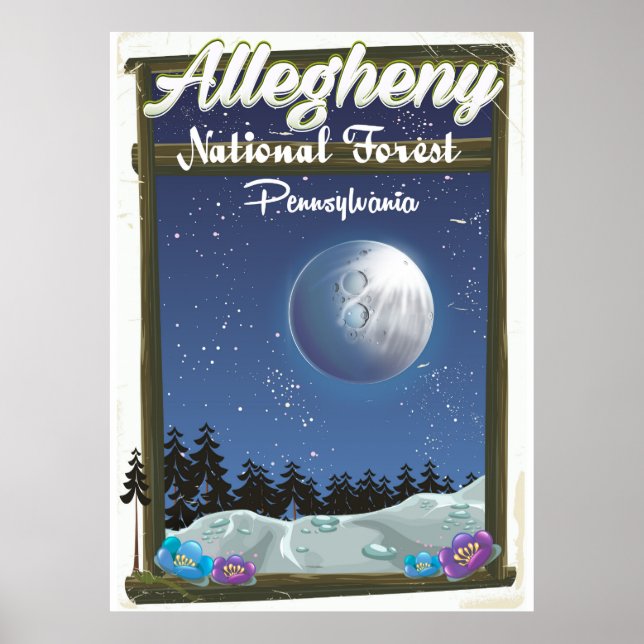 Allegheny National Forest Pennsylvania Poster (Vorne)