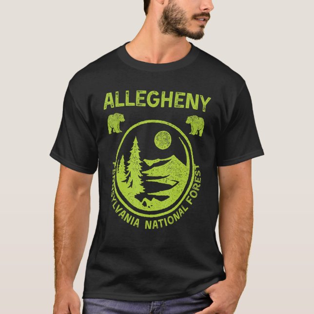 Allegheny National Forest Pennsylvania T-Shirt (Vorderseite)