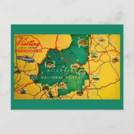 Allegheny National Forest Postkarte