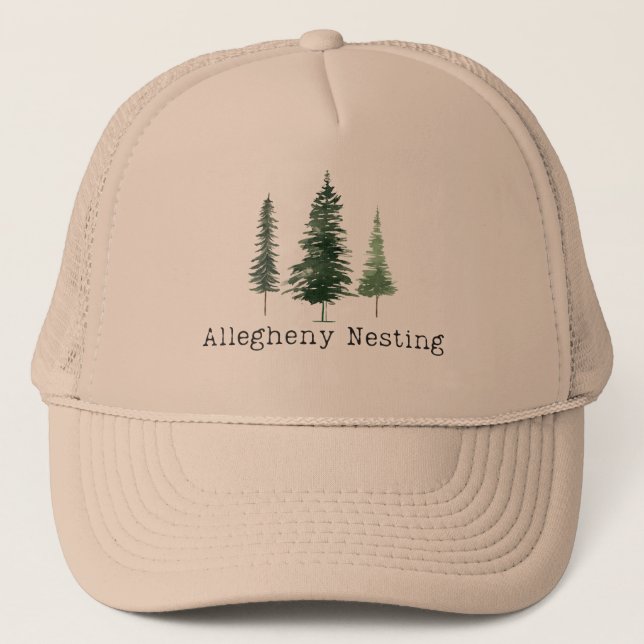 Allegheny Nesting Trucker Hat Truckerkappe (Vorderseite)