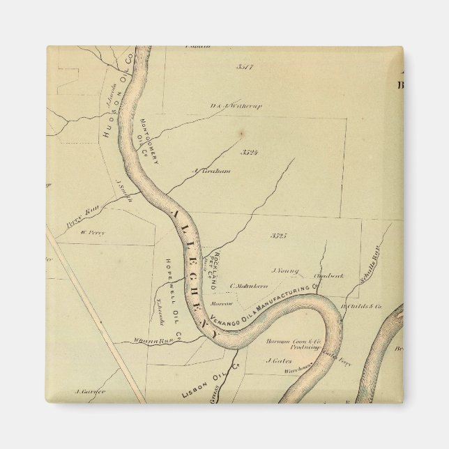 Allegheny River Magnet (Vorne)