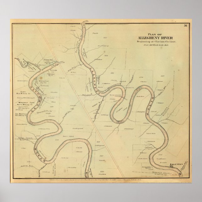 Allegheny River Poster (Vorne)