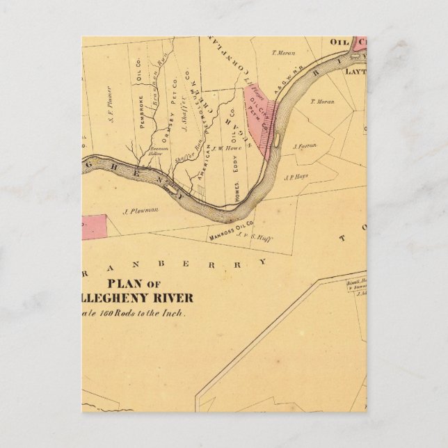 Allegheny River Postkarte (Vorderseite)