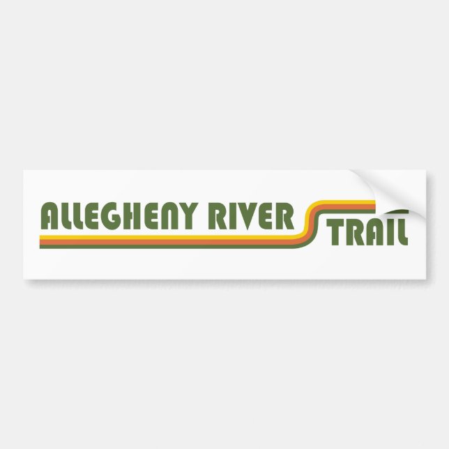 Allegheny River Trail Autoaufkleber (Vorne)