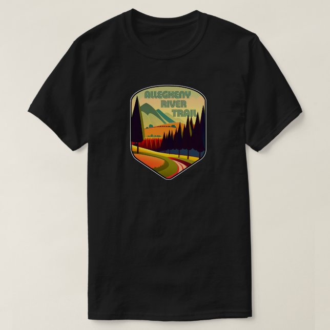 Allegheny River Trail Colors T-Shirt (Design vorne)