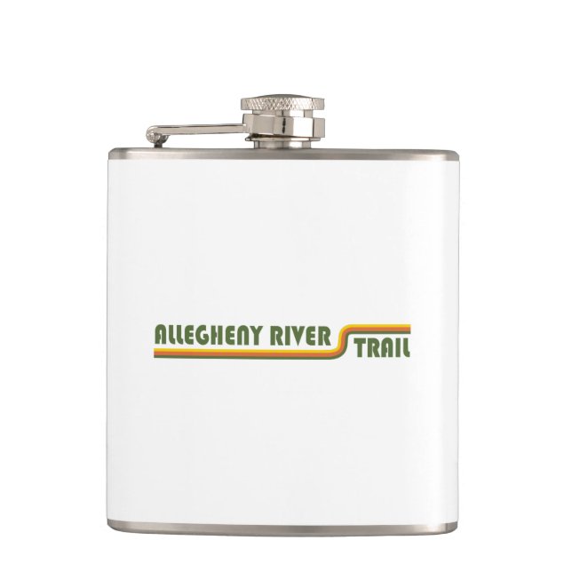Allegheny River Trail Flachmann (Vorderseite)
