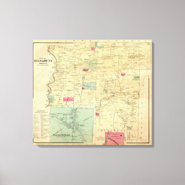 Allegheny Township Leinwanddruck (Vorderseite)