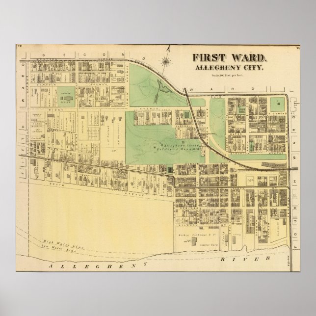 Allegheny ward 1 poster (Vorne)
