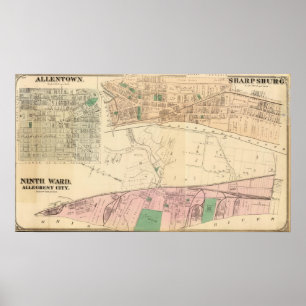 Allegheny ward 9 Sharpsburg Poster