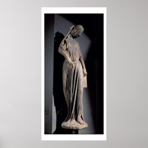 Allegorical figure of The Synagogue, from the sout Poster