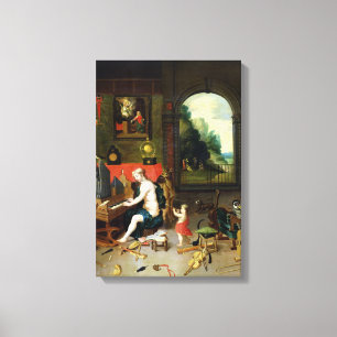 Allegorie der Anhörung Leinwanddruck