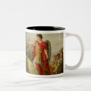 Allegorie der Auslieferung von Ulm Zweifarbige Tasse