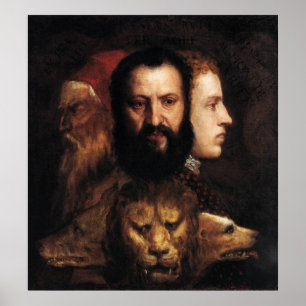 Allegorie der Besonnenheit Poster