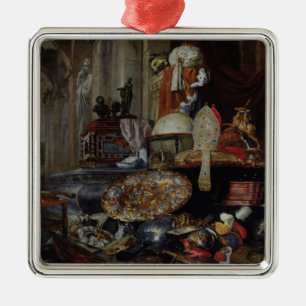 Allegorie der Eitelkeiten der Welt, 1663 Silbernes Ornament