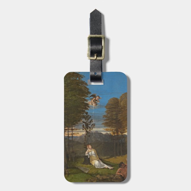 Allegorie der Keuschheit, C. 1505 (Öl auf Platte) Gepäckanhänger (Vorderseite vertikal)