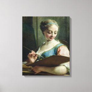 Allegorie der Malerei Leinwanddruck