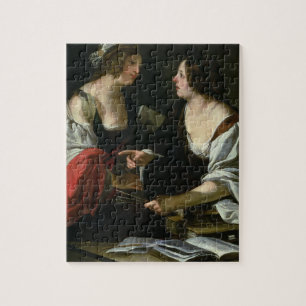 Allegorie der Malerei und der Architektur, c.1620 Puzzle