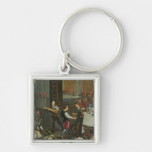 Allegorie des Geschmacks Schlüsselanhänger (Vorne)