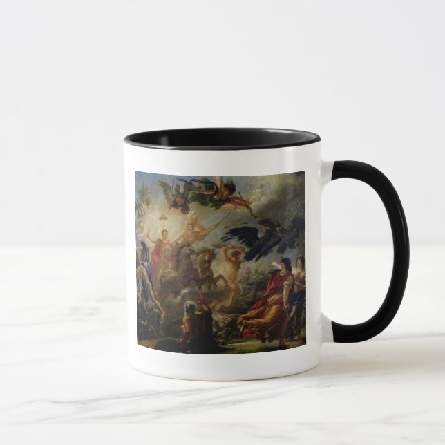 Allegorie des Kampfes von Austerlitz Tasse (Rechts)