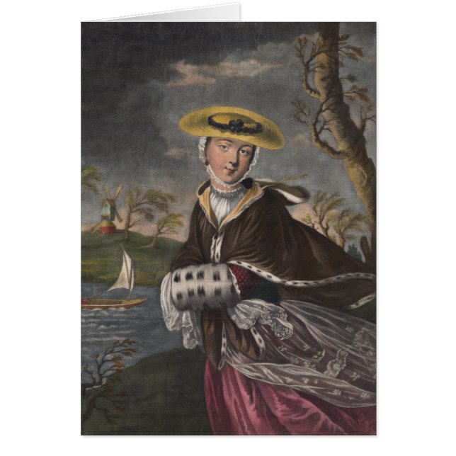 Allegorie des März - schöne Frau (Vorne)