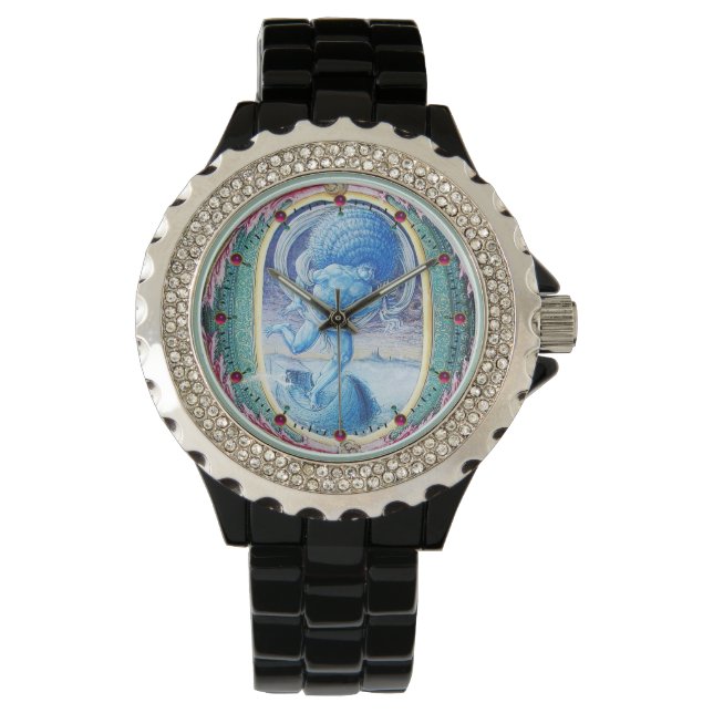 ALLEGORIE DES WINDANTIKEN FLORALEN MINIATURMONOGRA ARMBANDUHR (Vorderseite)
