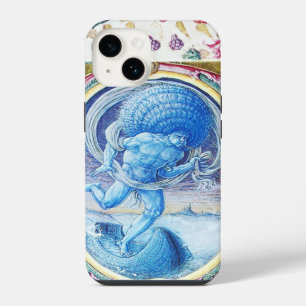 ALLEGORIE DES WINDES ANTIK MINIATUR-MONOGRAMM MIT iPhone 14 HÜLLE