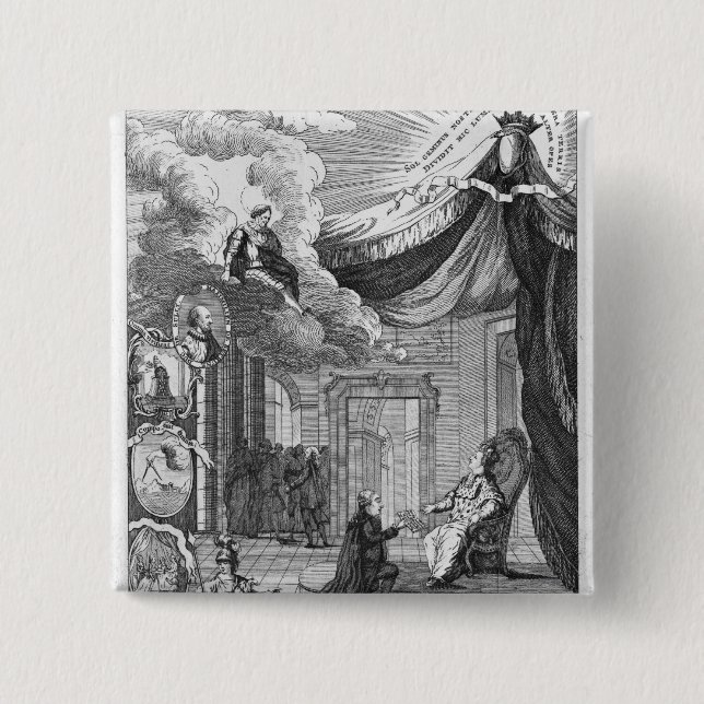 Allegorie von berichtet Louis XVI Button (Vorderseite)