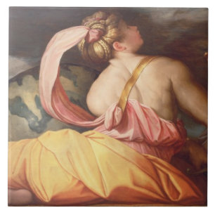 Allegorie von Geografie Fliese