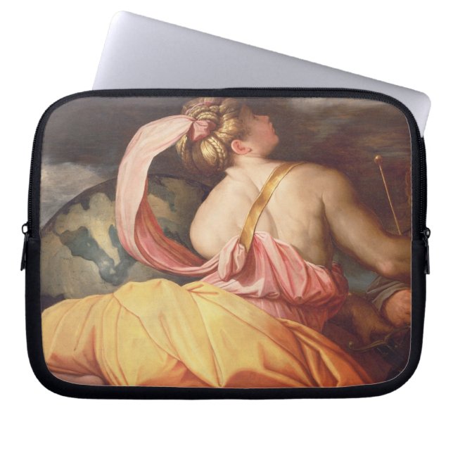 Allegorie von Geografie Laptopschutzhülle (Vorderseite)