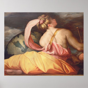 Allegorie von Geografie Poster
