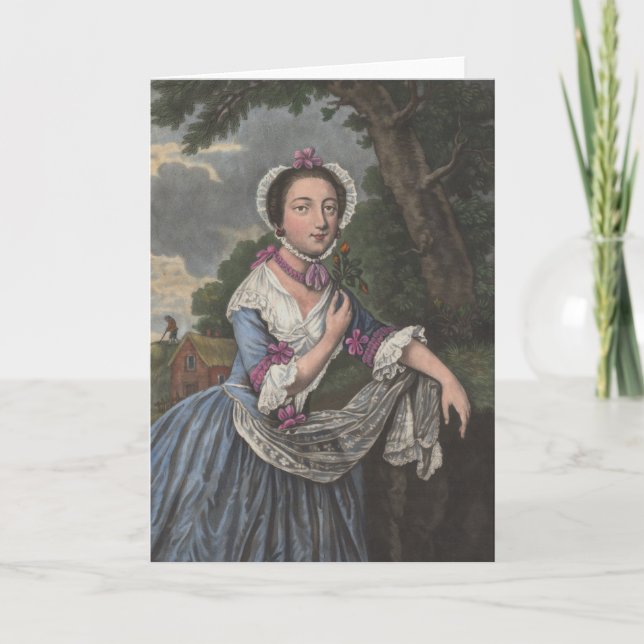 Allegorie von Juni - Gruß-Karte Karte (Vorderseite)