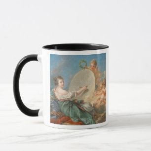 Allegorie von Malerei, 1765 (Öl auf Leinwand) Tasse