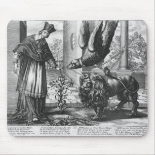 Allegorie zur Würdigung Kardinal Richelieus Mousepad