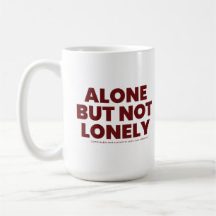 Allein, aber nicht einsam kaffeetasse