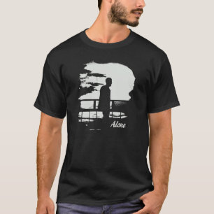 ALLEIN Ästhetik Vintage Retro Chill Nostalgie AN T-Shirt