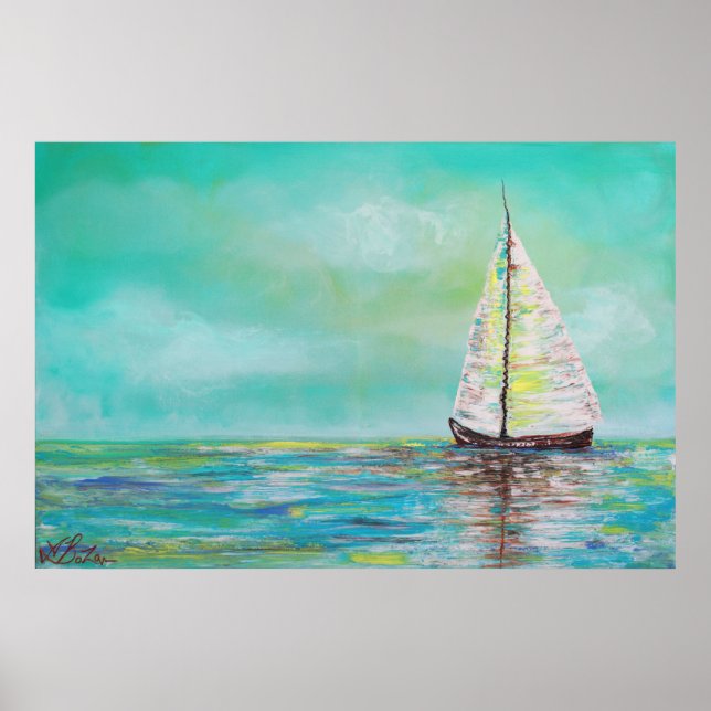 Allein auf Sea Poster (Vorne)