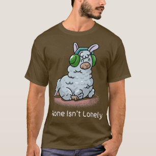 Allein der Nerd Llama, der Musik-Fan-Musiker ist n T-Shirt