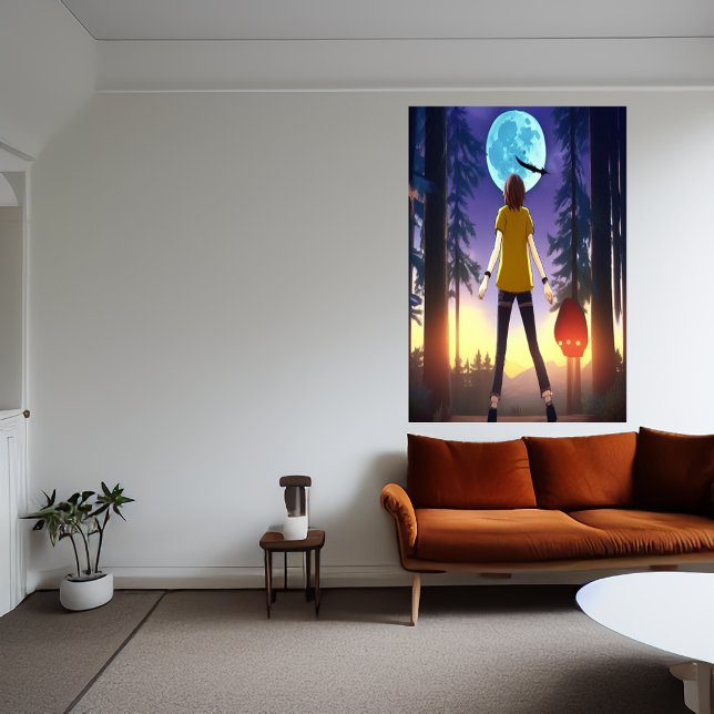 Allein im Wald | AI Art Poster (Von Creator hochgeladen)