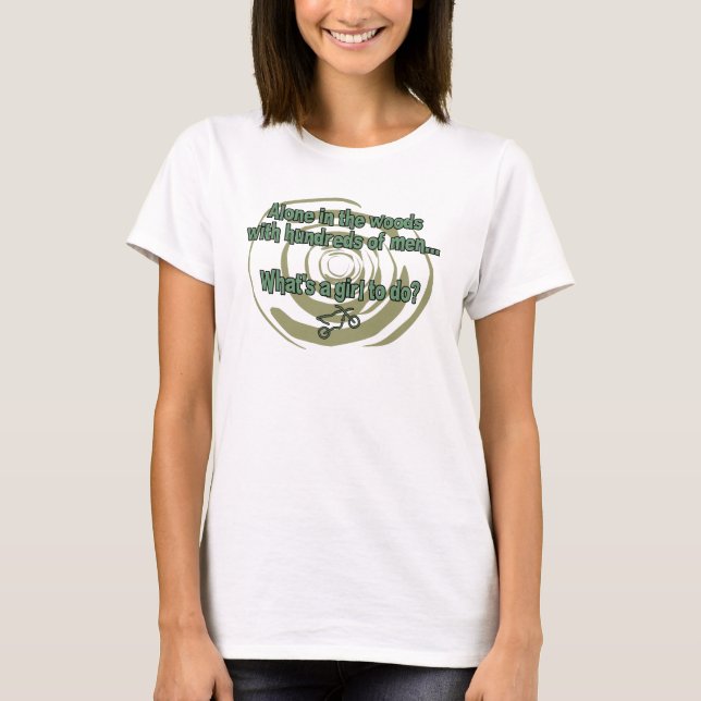 Allein im Woods-T - Shirt (Vorderseite)