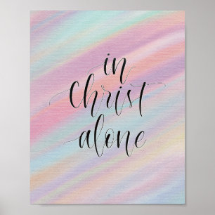 Allein in Christus Poster