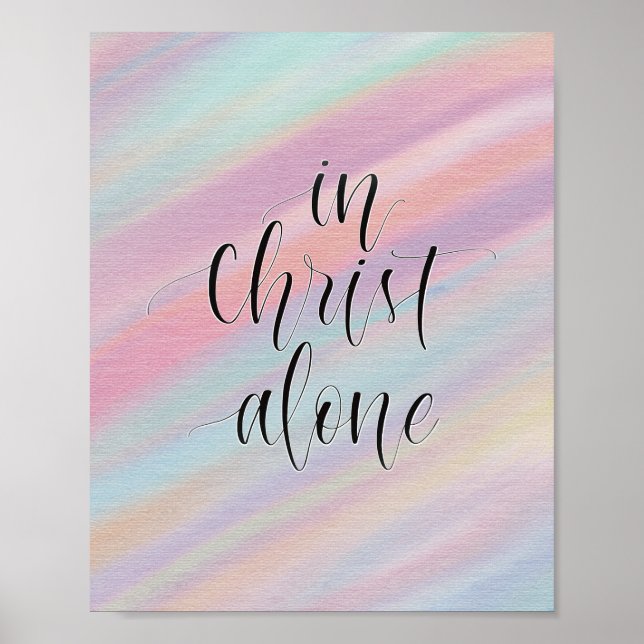 Allein in Christus Poster (Vorne)