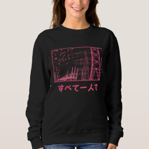 Allein Japanisch/Ästhetik Japan City/Kawaii T-Shir Sweatshirt