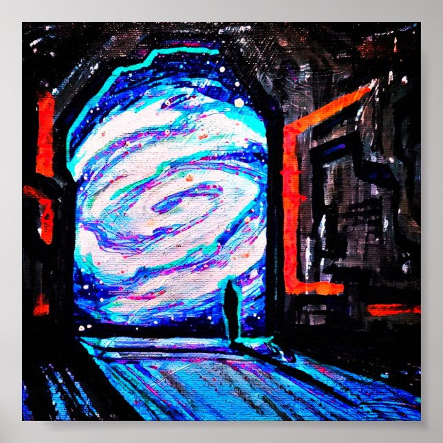 Allein mit dem Shiny Abyss Poster (Vorne)