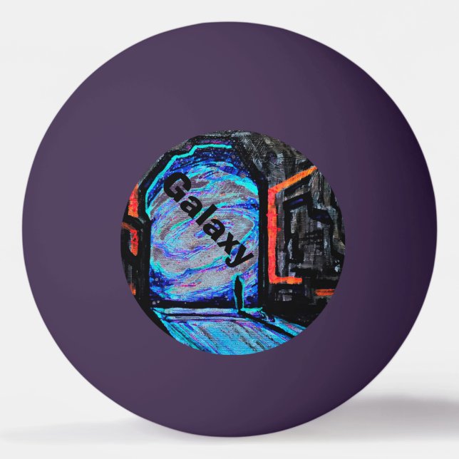 Allein mit dem Shiny Abyss Tischtennisball (Vorderseite)