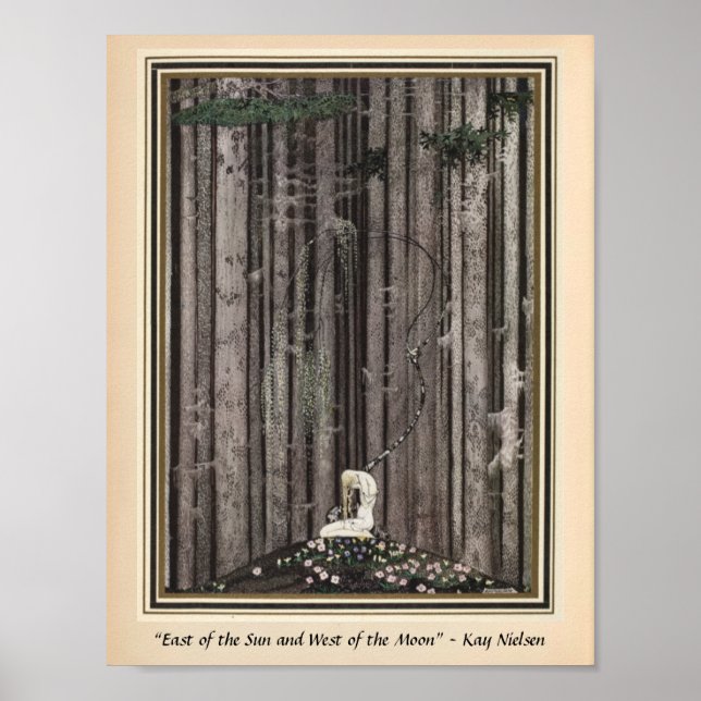 Allein mitten im Wald Kay Nielsen Poster (Vorne)