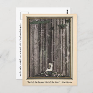 Allein mitten im Wald Kay Nielsen Postkarte