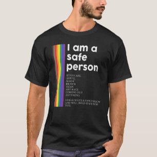Allein sichere Person LGBTQ T-Shirt